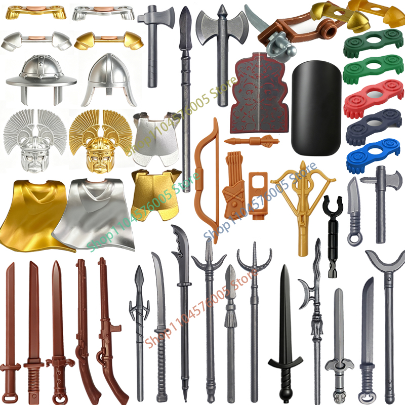 Lego Minifigure Holder - MOC Accessoires d'armes médiévales Blocs de