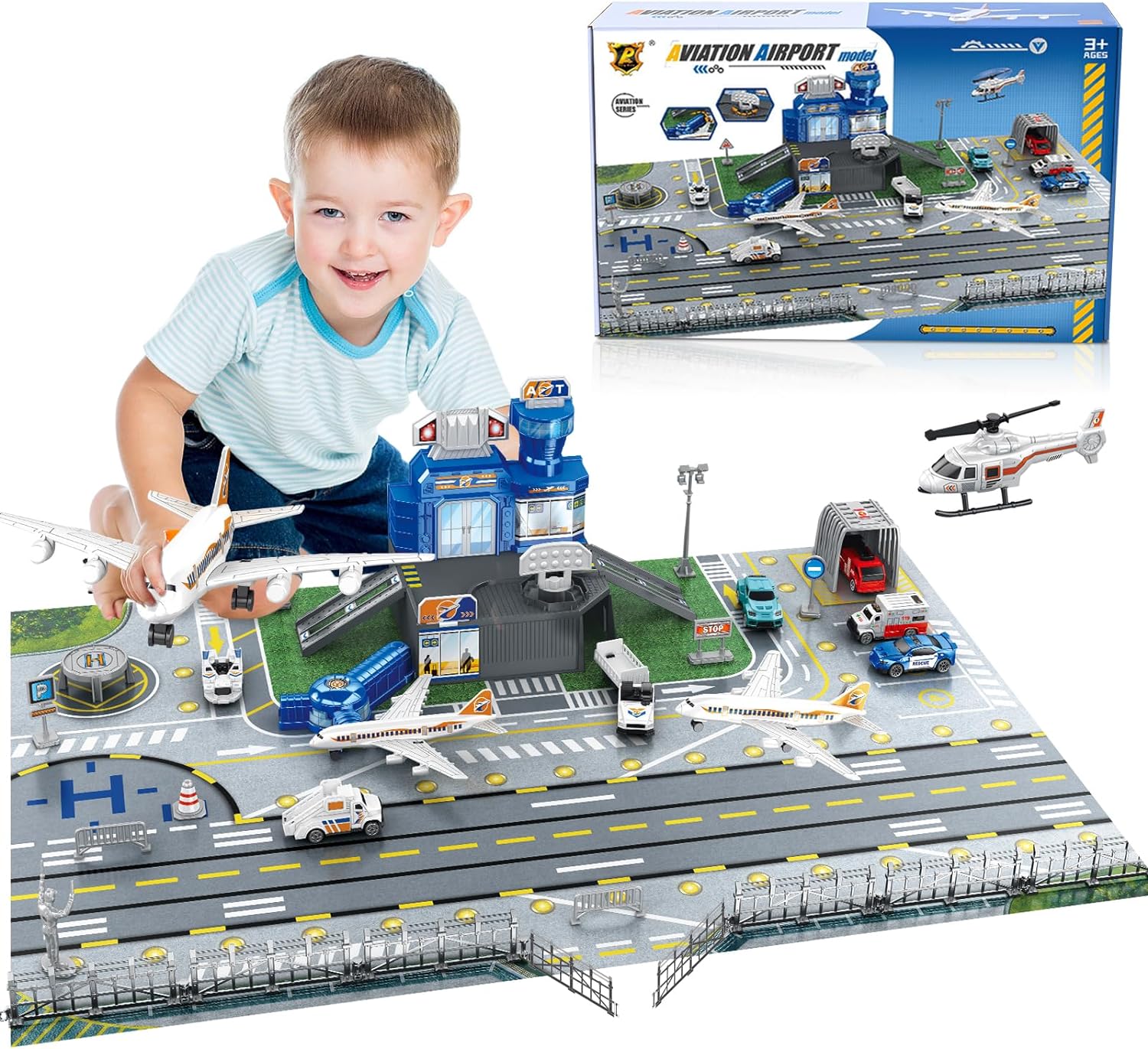 Model Airplane Plastic - Ensemble de jouets sur le thème