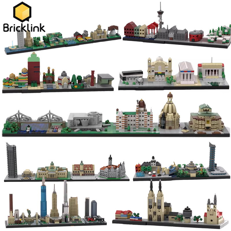 Lego Set Creator - BrickexhausMOC City Skyline Architecture Sets, Maldives,