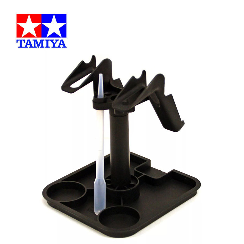Tamiya Model Paint Set - TAMIYA-Support d'aérographe avec longue pipent, ensemble