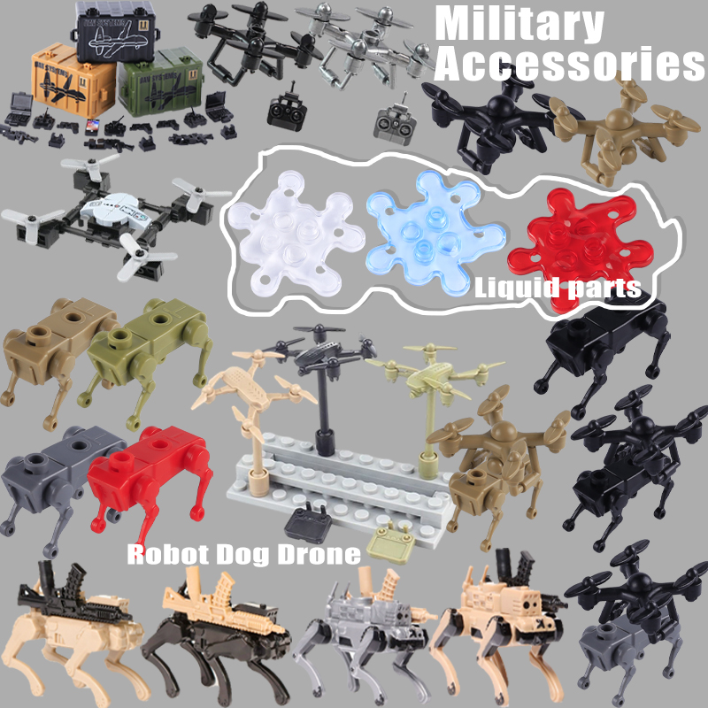 Lego Minifigure Holder - Accessoires militaires de la seconde guerre