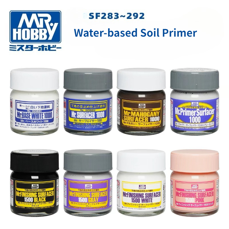 Tamiya Model Paint Set - Primaire à base d'eau Mr.Hobby SF283-290