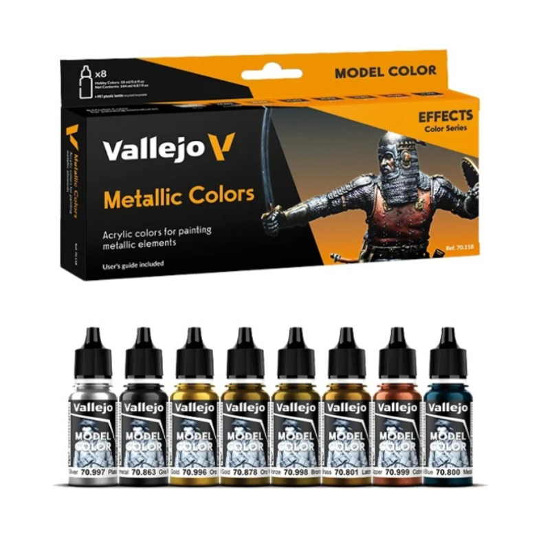 Tamiya Model Paint Set - Vallejo 70118 – Ensemble de peinture