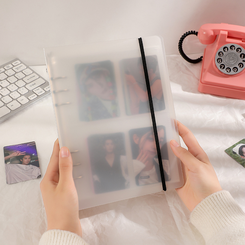 Trading Card Binder - Couverture de classeur à 6 anneaux,