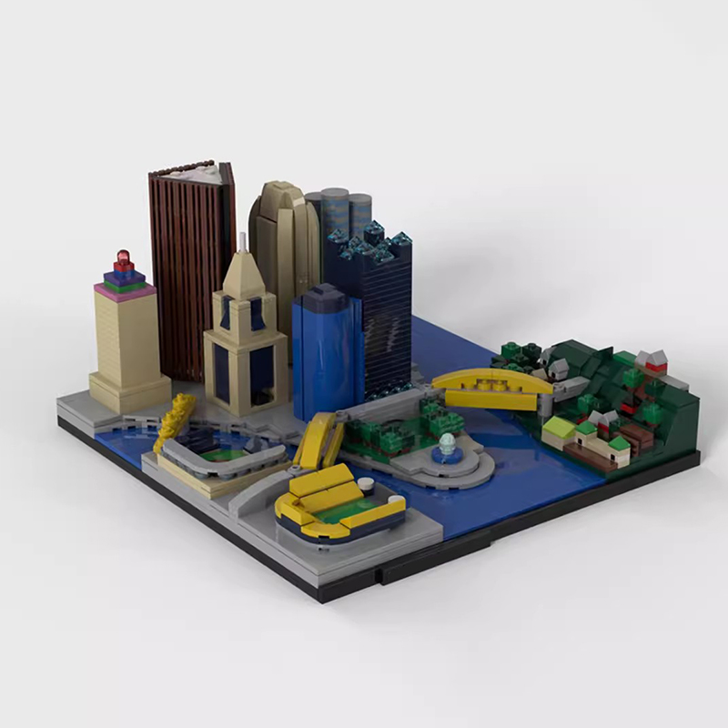 BrickexhausMOC City Skyline Ar - Lego Set Creator avis et prix