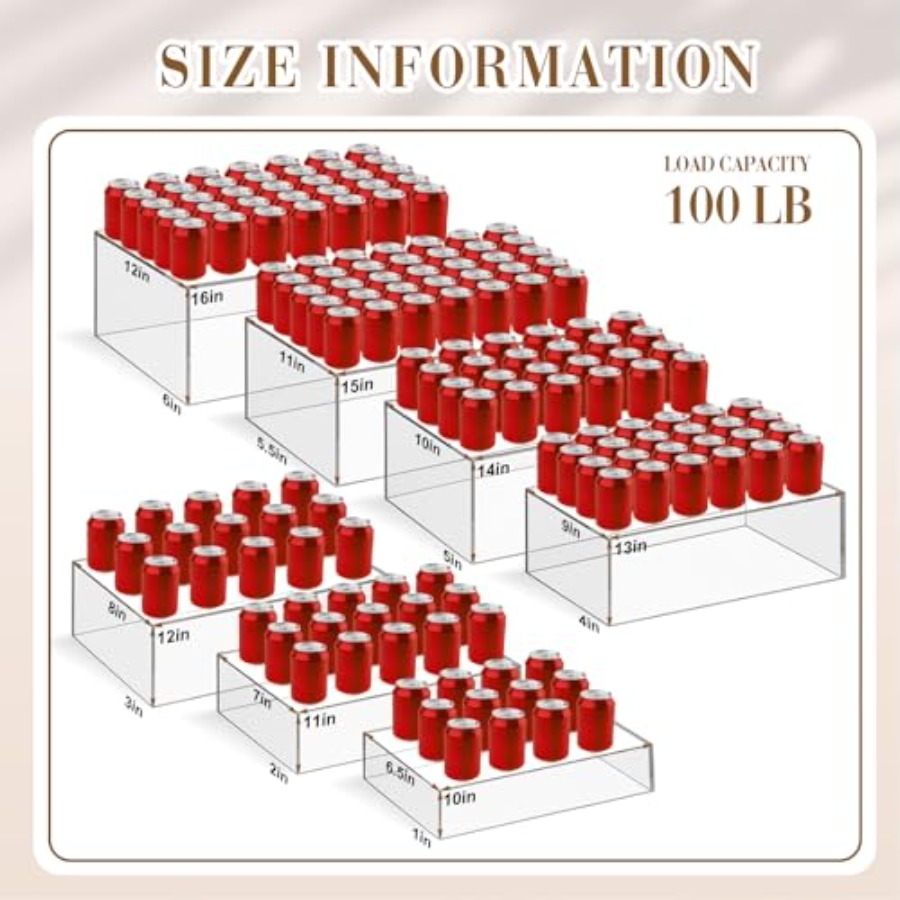 Lot de 7 supports de buffet ex - Display Risers Set avis et prix