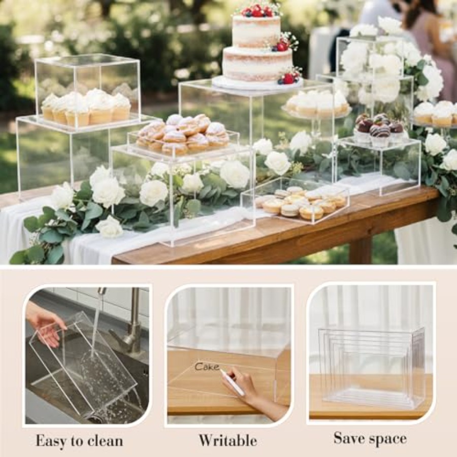Lot de 7 supports de buffet ex - Display Risers Set avis et prix