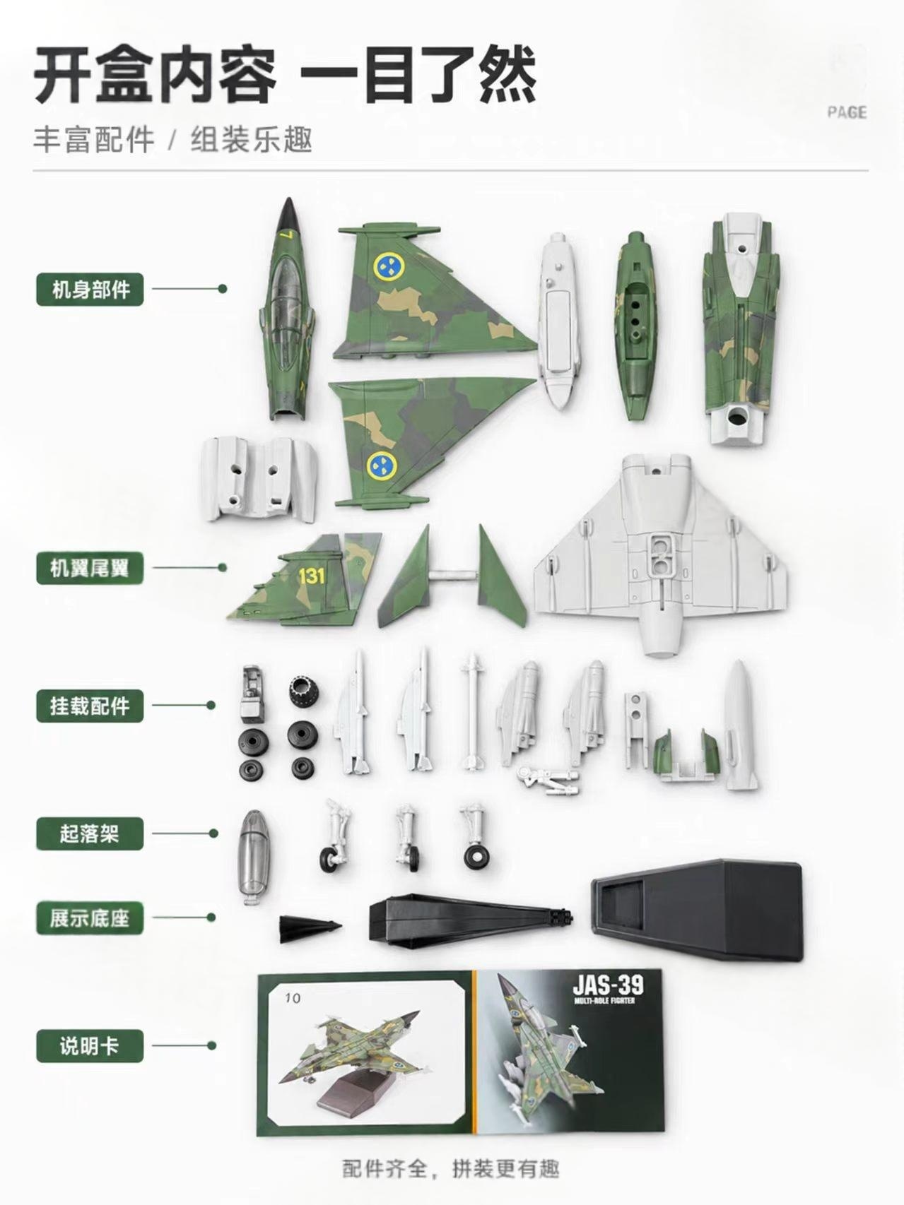 Modèle d'avion de chasse multi - Model Airplane Plastic avis et prix