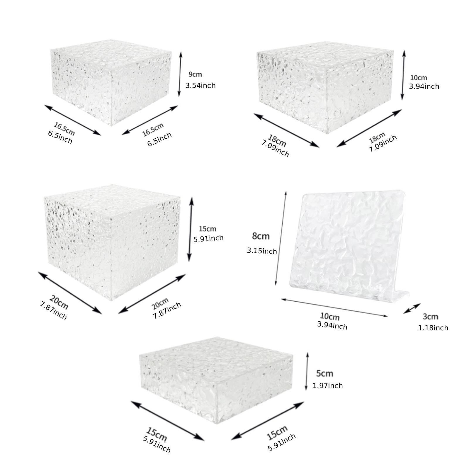 Ensemble de supports de présen - Display Risers Set avis et prix