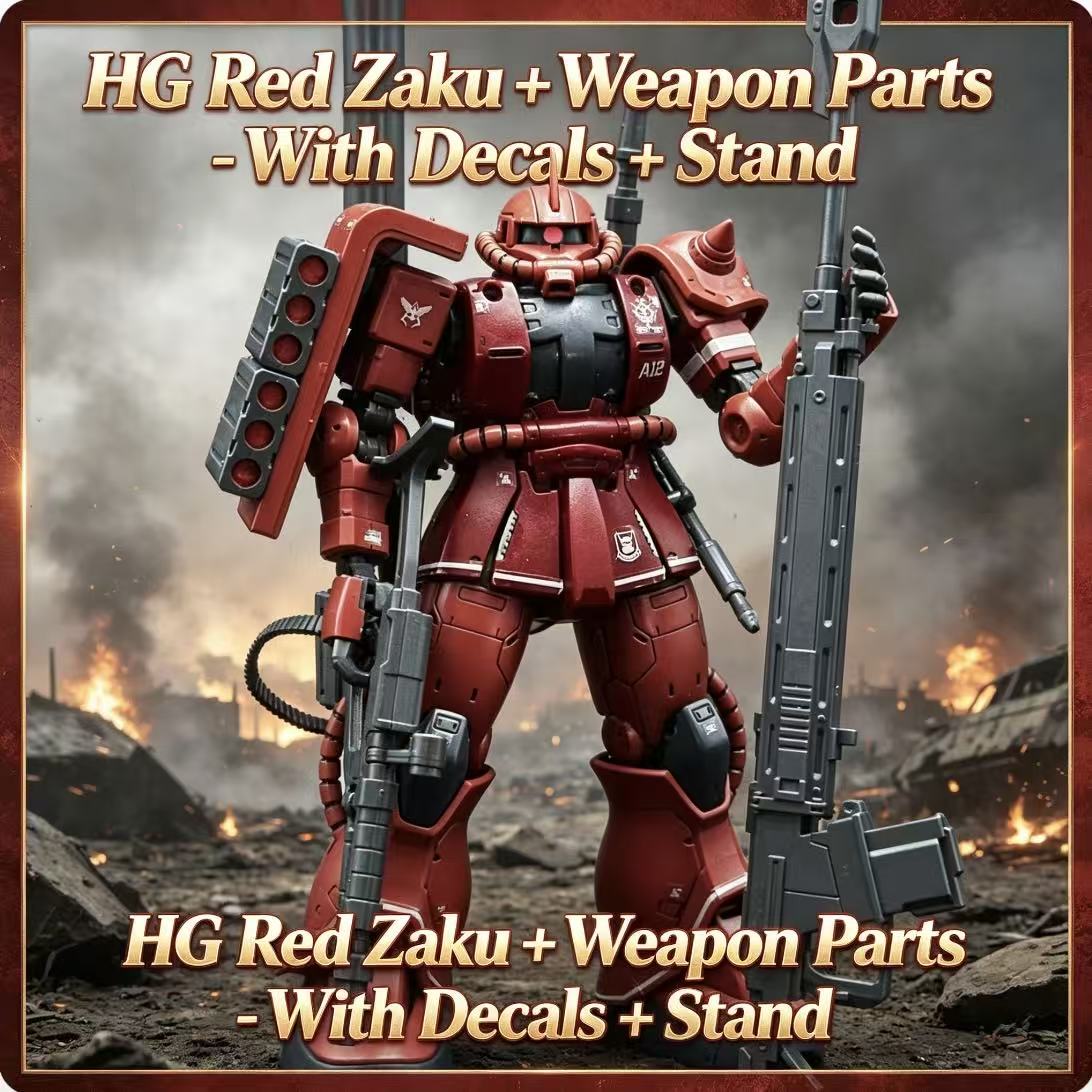 024HG Char's Custom Old Type R - Bandai Model Gundam Hg avis et prix