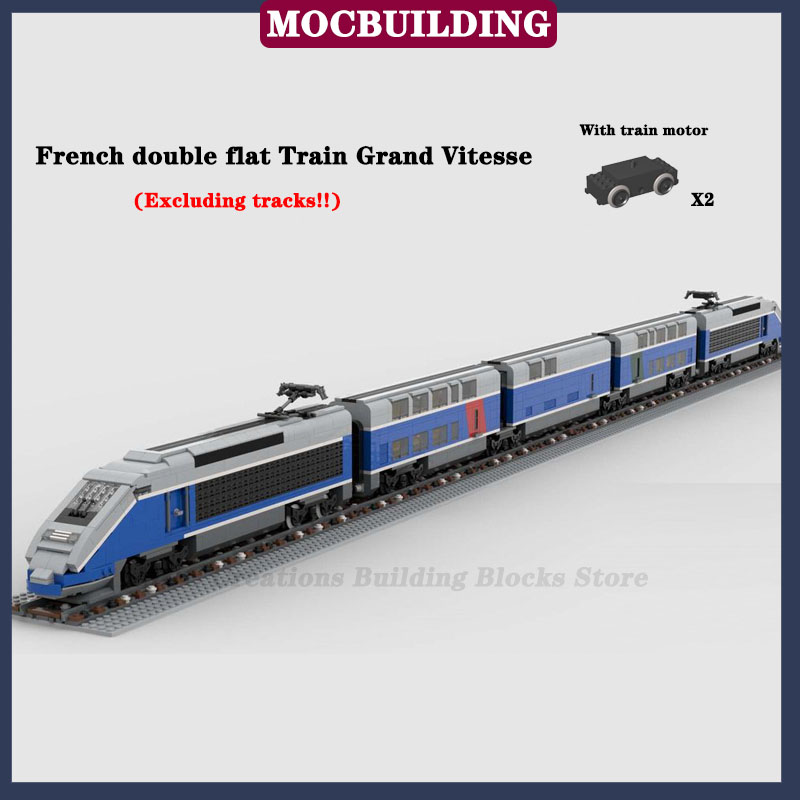 MOC City-Train Diesel de Class - Lego Set City avis et prix